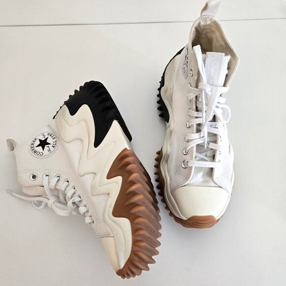 Converse Run Star Motion Platform Sneakers – Women's 9 / Men's 7.5 – White/Black - Picture 2 of 11